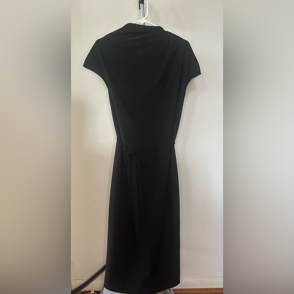 Zara Maxi Dress Cap Sleeve Crew Neck